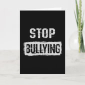 Carte Arrêter l'intimidation (Devant)