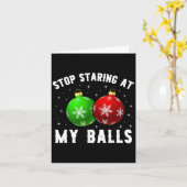 Carte Arrêtez De Vous Regarder À Mon Drôle Noir Sale Noi (Fleur jaune)