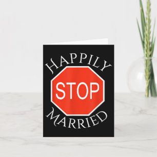 Carte Arrêtez la mariée joyeuse mariée drôle Fiançailles