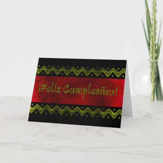Carte arriba de cumpleaños de feliz (Devant)