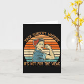 Carte Arrière Chirurgie Guerrier Rétro Post Spine Fusio (Fleur jaune)