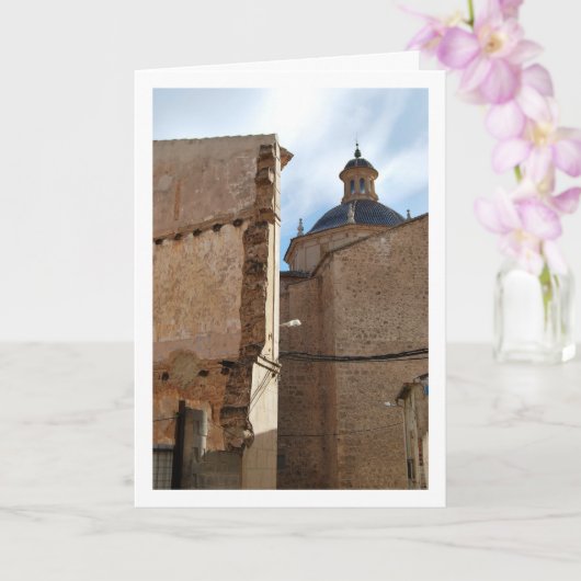 Carte Arrière de l'église Notre-Dame des Anges de Valenc (Orchidée)