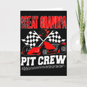 Carte Arrière-papi T Équipe de course Famille Voiture de