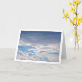 Carte Arrière - plan Cloudscape (Fleur jaune)