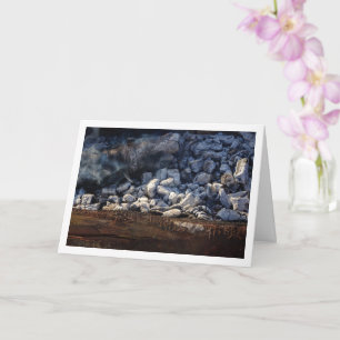 Carte Arrière - plan de charbon à chaud