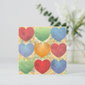 Carte Arrière - plan de coeur (Debout devant)