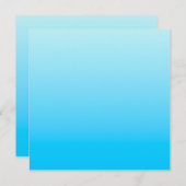 Carte Arrière - plan de dégradé de couleur bleu (Devant / Derrière)