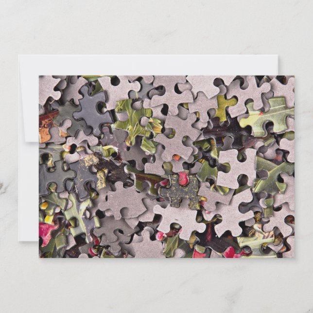 Carte Arrière - plan de puzzle (Devant)