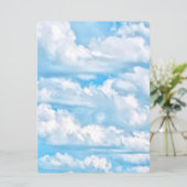 Carte Arrière - plan des nuages ensoleillés de Festin (Debout devant)