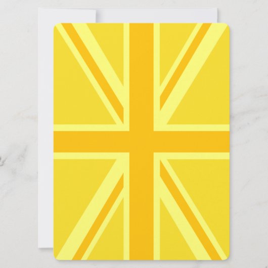 Carte Arrière - plan du drapeau britannique Union Jack j (Devant)