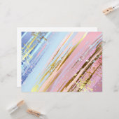 Carte Arrière - plan rose texturé (Devant/Arrière en situation)