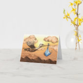 Carte Arrival of a New Baby (Fleur jaune)