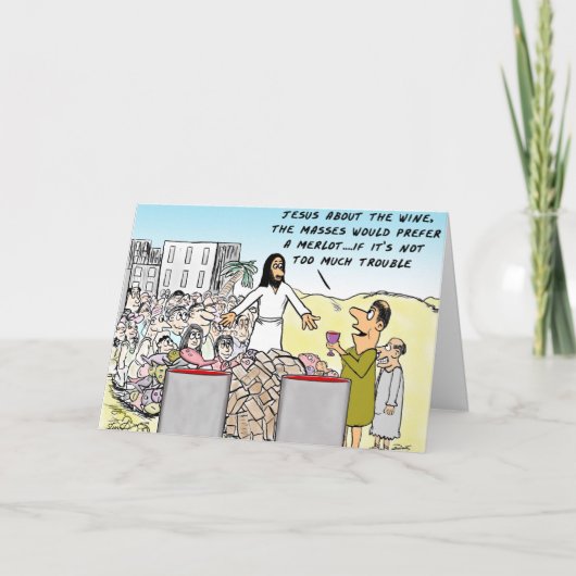 Carte Arrosez dans le vin (Devant)