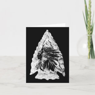 Carte Arrowhead Hunter Indian Chief Relic Hunter Native