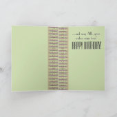 Carte Art à cordes rétro (Salutation d'anniversaire pers (Intérieur)