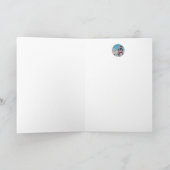 Carte Art à l'aquarelle de la pêche sur glace au pingoui (Intérieur)