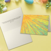 Carte Art Abstrait Résurrection Gloire Bible de Pâques V