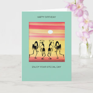 Carte Art africain, Danse romantique