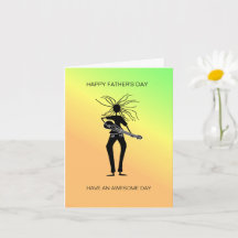 Art africain, Joueur de guitare génial Fête des pè