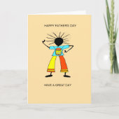 Carte Art africain, Master Drummer Fête des pères (Devant)