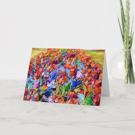 Carte Art Art Garden Artsy Tulip (Devant)