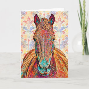 Carte Art Art Style Poster vintage Art Cheval Art