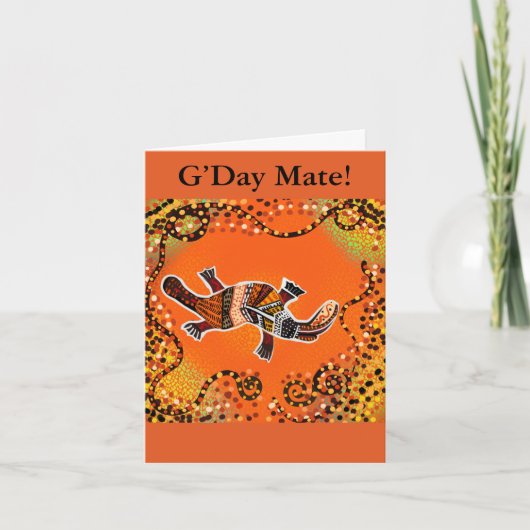 CARTE ART AUSTRALIE (Devant)