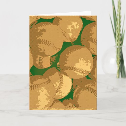 Carte Art Baseball Pop (Devant)