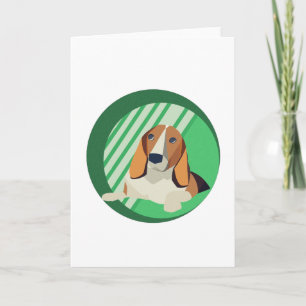 Carte Art beagle