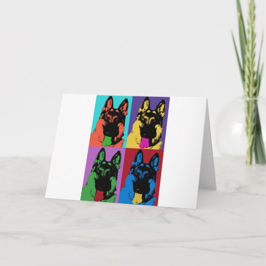 Carte Art berger allemand (Devant)