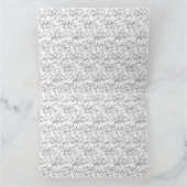 Carte Art botanique élégant dessiné à la main (Intérieur)