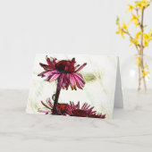 Carte Art Coneflower (Fleur jaune)