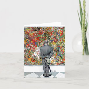 Carte Art Connoisseur par Norman Rockwell