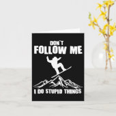 Carte Art cool Snowboard Pour Hommes Femmes Snowboard Sn (Fleur jaune)