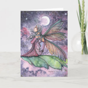 Carte Art d'aquarelle de fée qui s'envole Molly Harrison