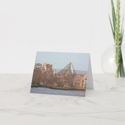 Carte Art de Boston--pensée à vous (Devant)