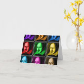 Carte Art de bruit de Shakespeare (Fleur jaune)