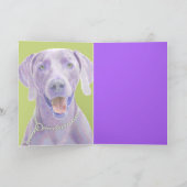 Carte Art de bruit Weimaraner (Intérieur)