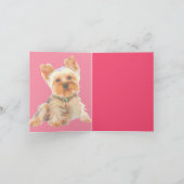 Carte Art de bruit Yorkie (Intérieur)