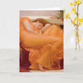 Carte Art de cru de flamber juin (Fleur jaune)