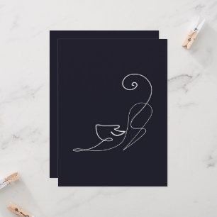 Carte Art de définition de chat Décor intérieur mignon