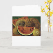 Carte art de Frida Kahlo (Fleur jaune)