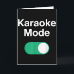 Carte Art de karaoke drôle pour hommes femmes chanteur d<br><div class="desc">Art de karaoké drôle pour les amateurs de karaoke hommes femmes chanteur de musique</div>