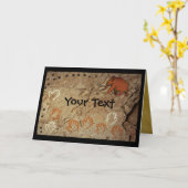 Carte Art de la grotte glaciaire (Fleur jaune)