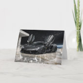 Carte Art de l'hypercar futuriste de luxe (Devant)