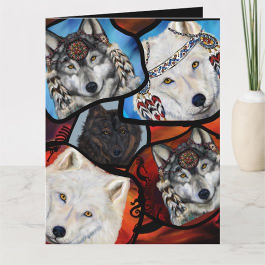 CARTE ART DE LOUP (Devant)