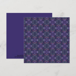 Carte Art de motif abstrait de coups de pinceau aquarell