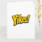 Carte Art de mots drôles (Fleur jaune)