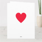 Carte Art de mots Joyeux Anniversaire personnalisé (Dos)