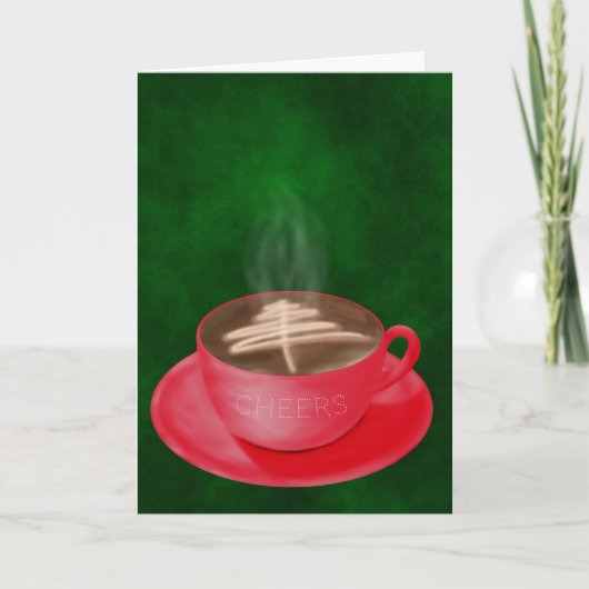 Carte Art de Noël Cappuccino (Devant)
